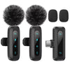 Wireless Clip-On Microphone with Clear Voice & USB Type-C Charging