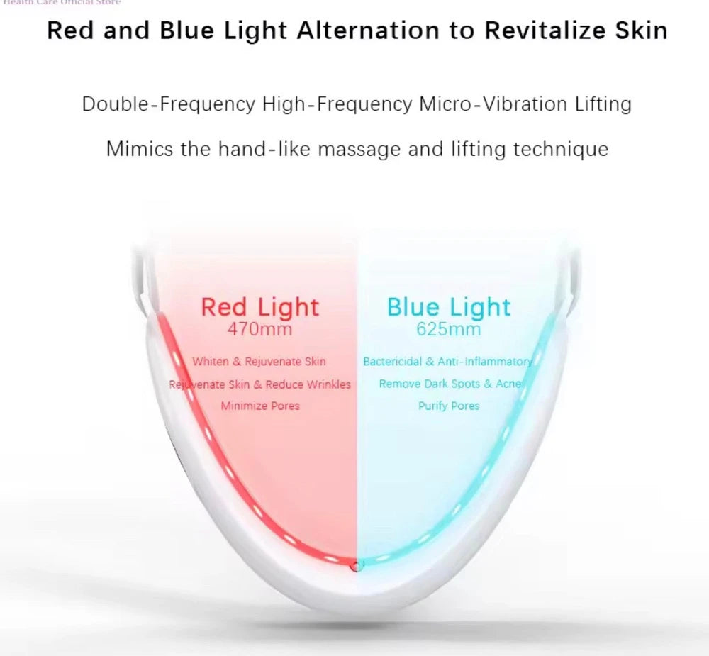 V-Line Electric Facial Massager Vibrating Face & Jaw Massager. Enjoy a relaxing facial massage at home with this compact electric vibrating facial massager, designed to massage the face, jawline, and neck area.