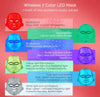 Rechargeable 7-Color LED Facial Mask – Photon Beauty Mask. Bring your skincare routine home with this rechargeable 7-color LED facial mask. Designed for convenient at-home beauty routines with multiple light colors and a comfortable, hands-free design.