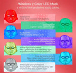 Rechargeable 7-Color LED Facial Mask – Photon Beauty Mask. Bring your skincare routine home with this rechargeable 7-color LED facial mask. Designed for convenient at-home beauty routines with multiple light colors and a comfortable, hands-free design.