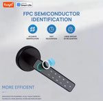🔐 Smart Fingerprint Door Lock – Keyless Entry with Touchscreen Keypad